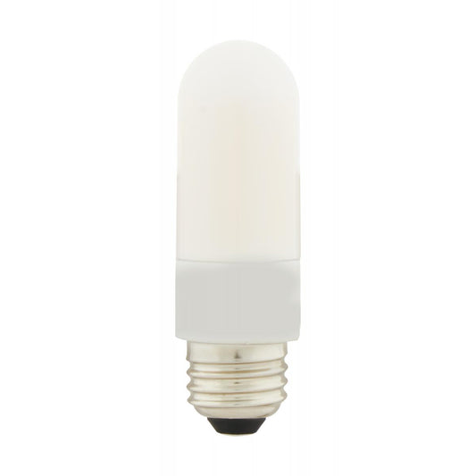 image of 8 Watt T10 LED - Frosted - Medium base - 3000K - High Lumen - 120 Volt - Non-Dimmable - Carded