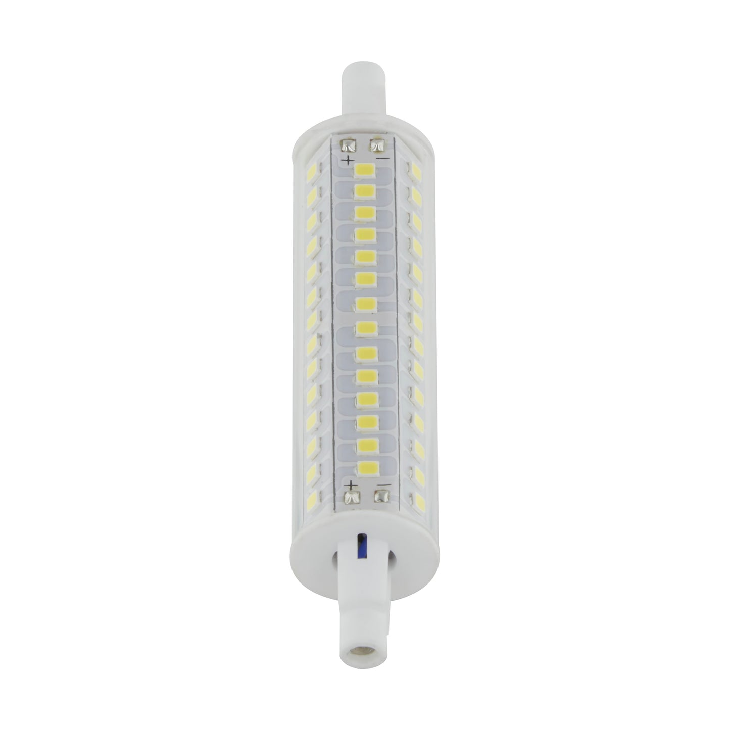 image of 10 Watt LED Bulb - J-Type T3 118mm - 120 Volt - R7S Base - 3000K - Double Ended - 200 Degree Beam Angle