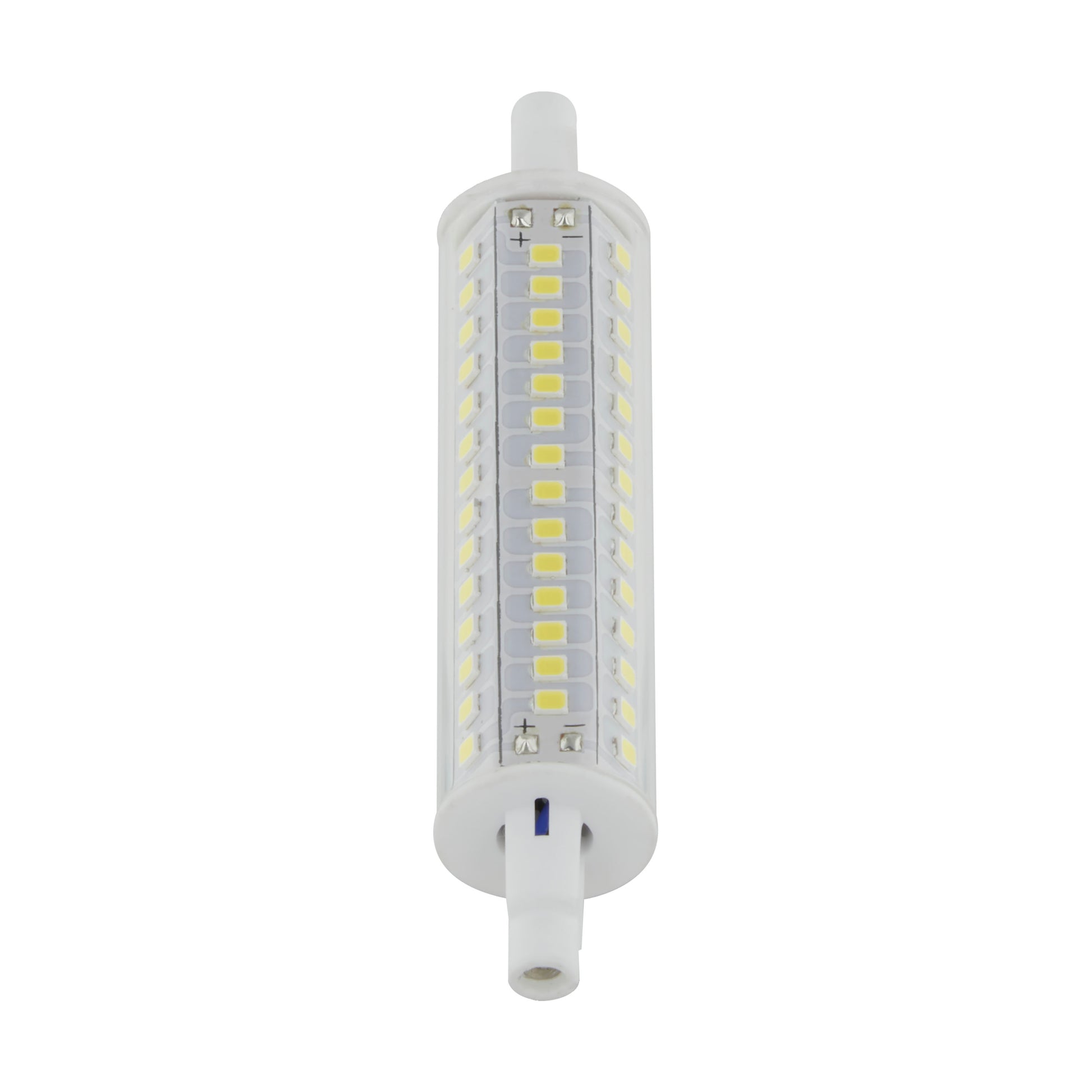 image of 10 Watt LED Bulb - J-Type T3 118mm - 120 Volt - R7S Base - 3000K - Double Ended - 200 Degree Beam Angle