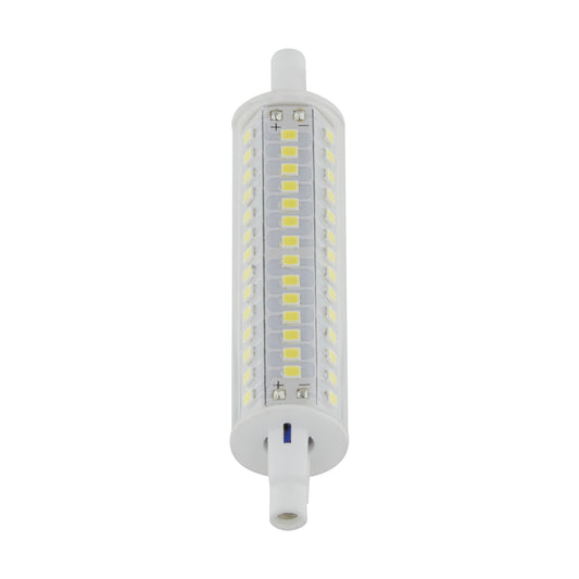 image of 10 Watt LED Bulb - J-Type T3 118mm - 120 Volt - R7S Base - 3000K - Double Ended - 200 Degree Beam Angle