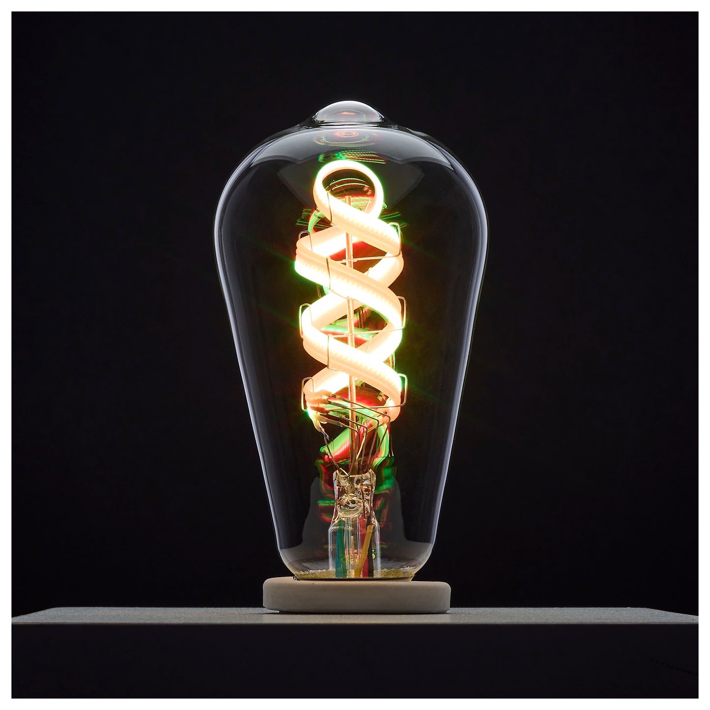 image of 6 Watt - ST19 LED - 2700K-5000K RGB/Tunable White - Starfish IOT - Clear - Medium Base - 120 Volt