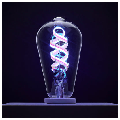 image of 6 Watt - ST19 LED - 2700K-5000K RGB/Tunable White - Starfish IOT - Clear - Medium Base - 120 Volt