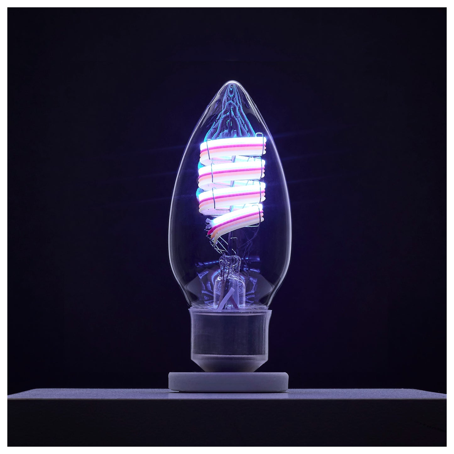 image of 4 Watt - B11 LED - 2700K-5000K RGB/Tunable White - Starfish IOT - Clear - Candelabra Base - 120 Volt