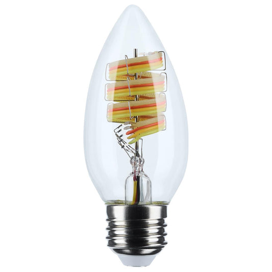4 Watt - B11 LED - 2700K-5000K RGB/Tunable White - Starfish IOT - Clear - Medium Base - 120 Volt