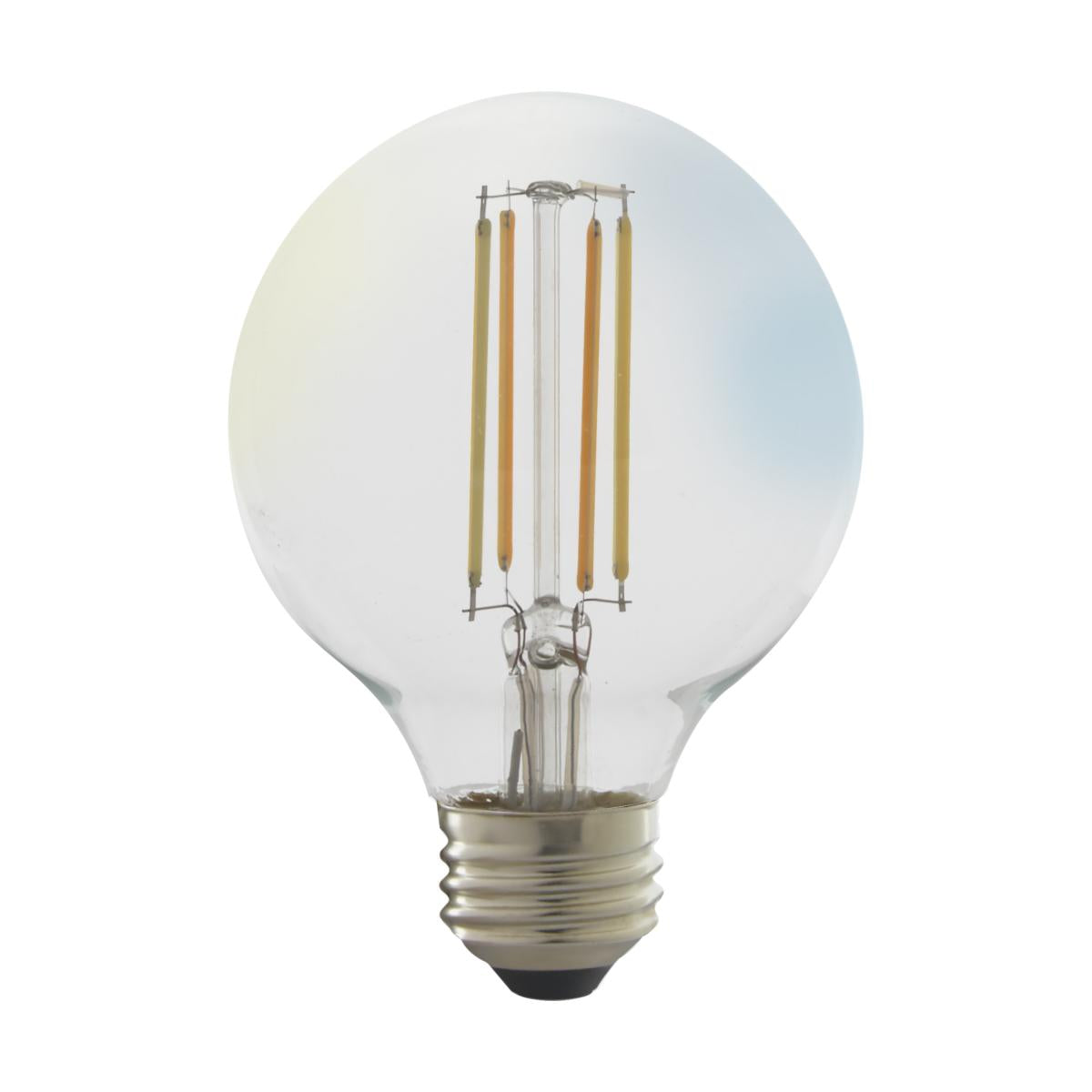 image of 4.5 Watt - G25 LED - Tunable White - Clear - Starfish IOT - 120 Volt - 450 Lumens