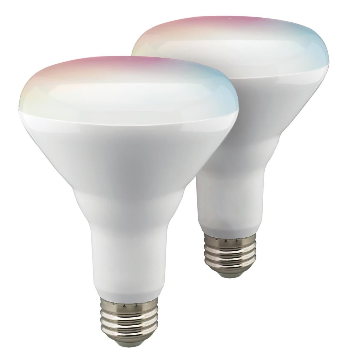 image of 9.5 Watt - BR30 LED - RGB & Tunable White - Starfish IOT - 120 Volt - 760 Lumens - 2-Pack