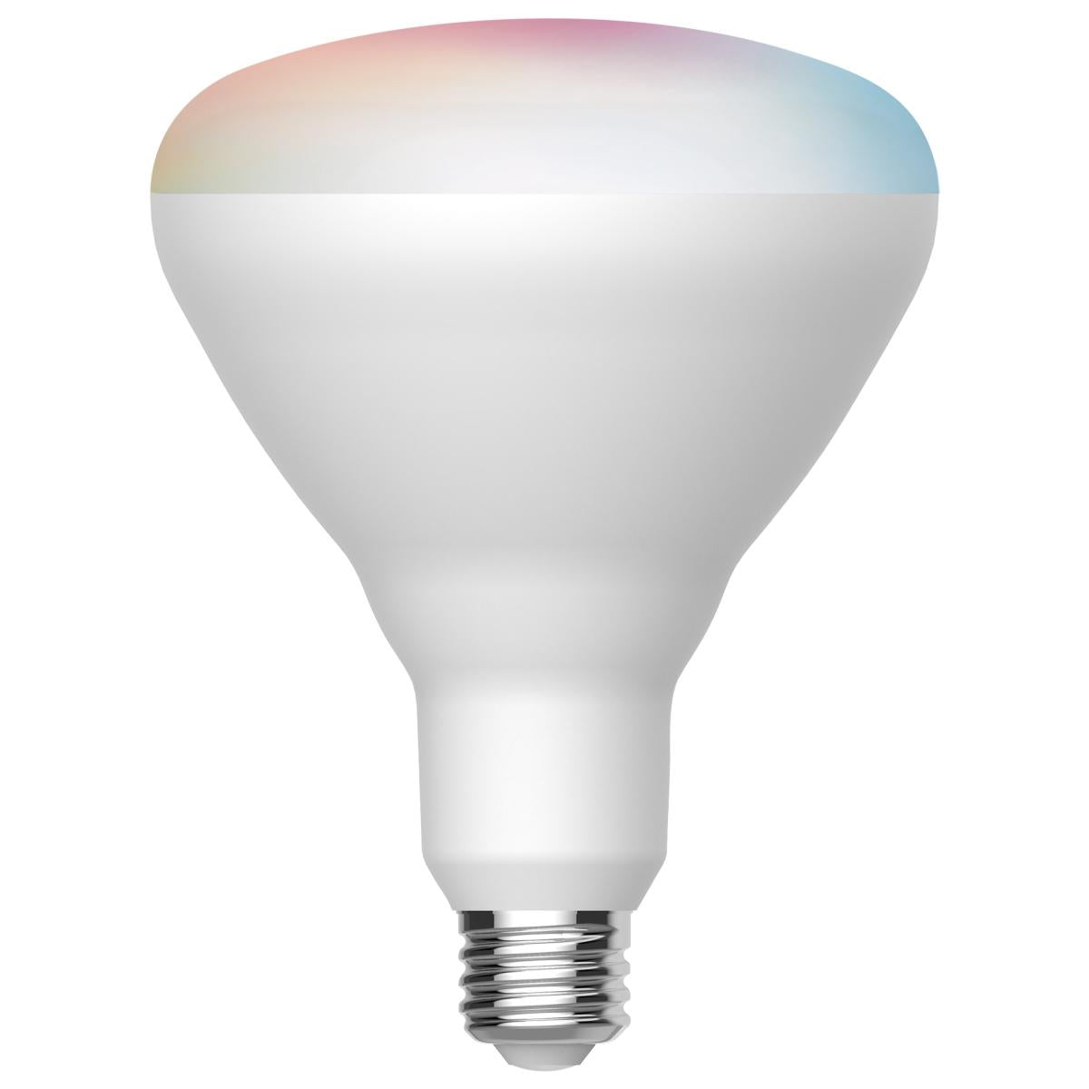 image of 12 Watt - BR40 LED - RGB & Tunable White - Starfish IOT - Medium Base - 120 Volt