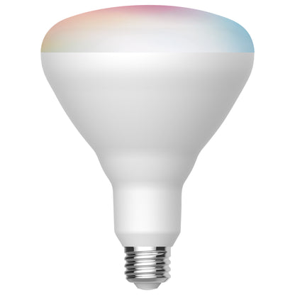 image of 12 Watt - BR40 LED - RGB & Tunable White - Starfish IOT - Medium Base - 120 Volt
