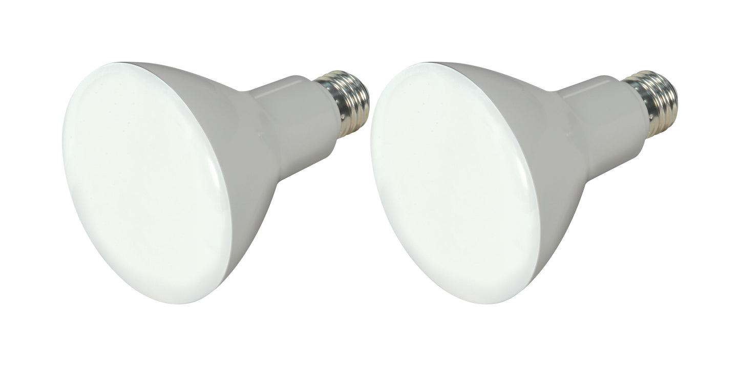 image of 7.5 Watt - BR30 LED - 2700K - Medium base - 105 deg. Beam Angle - 120 Volt - 2-pack