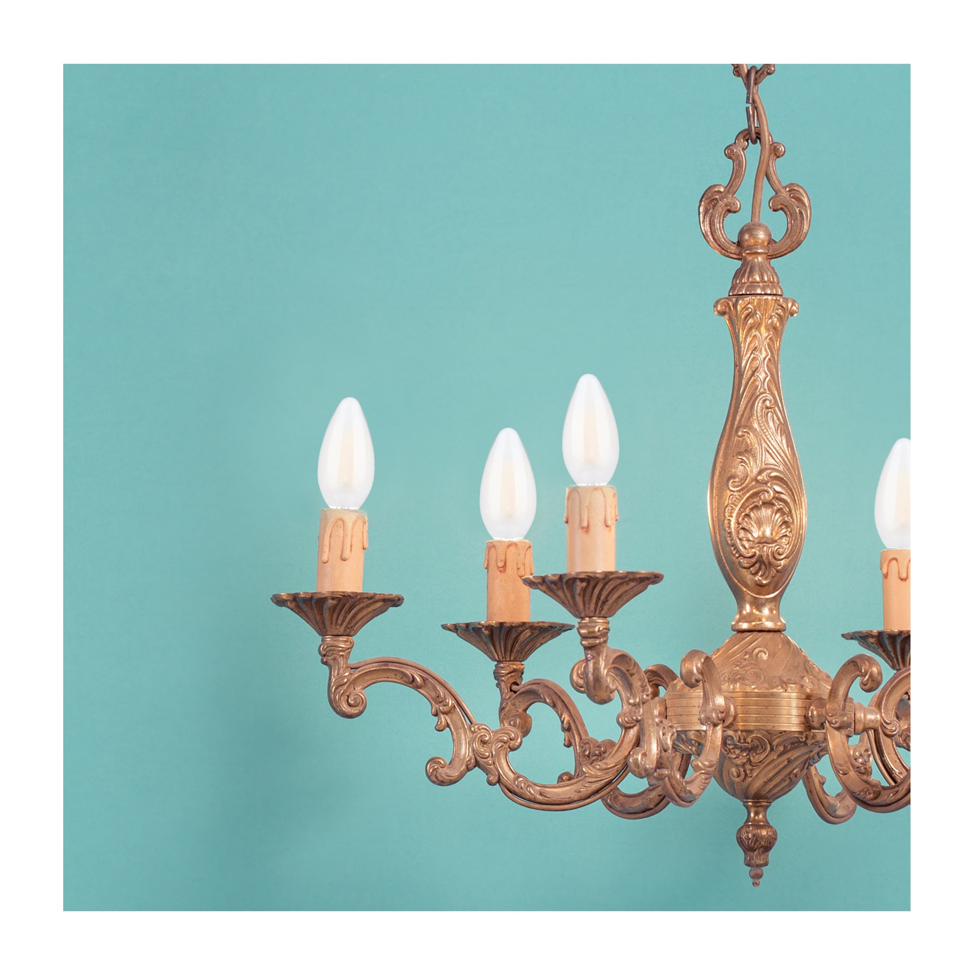 image of 8 Watt C11 LED - Frosted Finish - Candelabra Base - 3000K - 90 CRI - 800 Lumens - 120 Volt