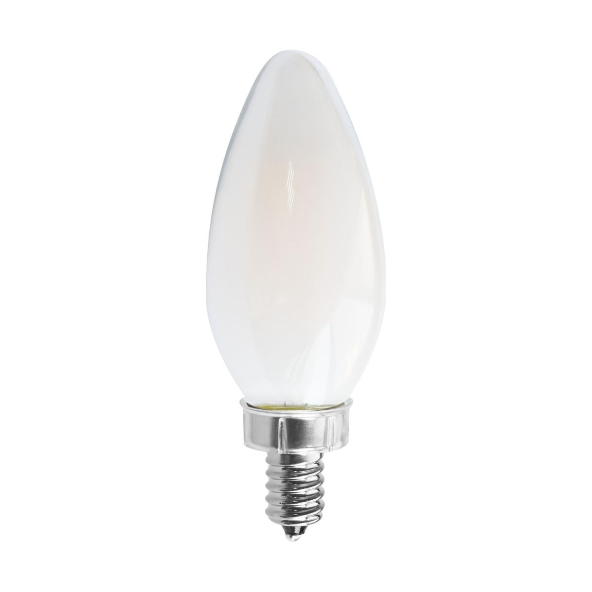 image of 8 Watt C11 LED - Frosted - Candelabra base - 2700K - 90 CRI - 760 Lumens - 120 Volt