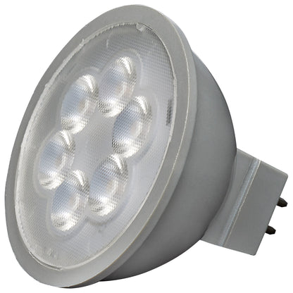 image of 4.5 Watt MR16 LED - Silver Finish - 3000K - GU5.3 Base - 360 Lumens - 12 Volt