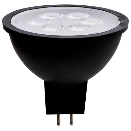 image of 4.5 Watt MR16 LED - Black Finish - 3000K - GU5.3 Base - 360 Lumens - 12 Volt