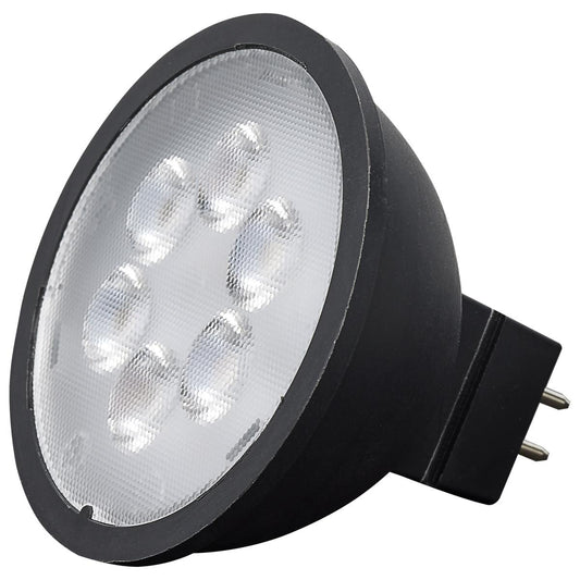 4.5 Watt MR16 LED - Black Finish - 3000K - GU5.3 Base - 360 Lumens - 12 Volt