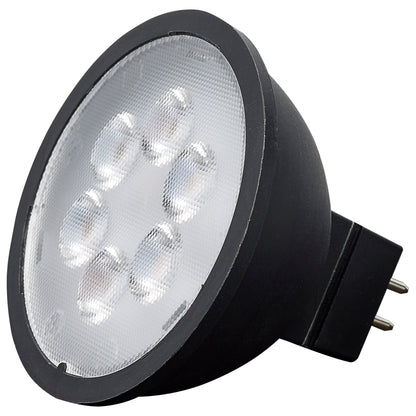 image of 4.5 Watt MR16 LED - Black Finish - 3000K - GU5.3 Base - 360 Lumens - 12 Volt