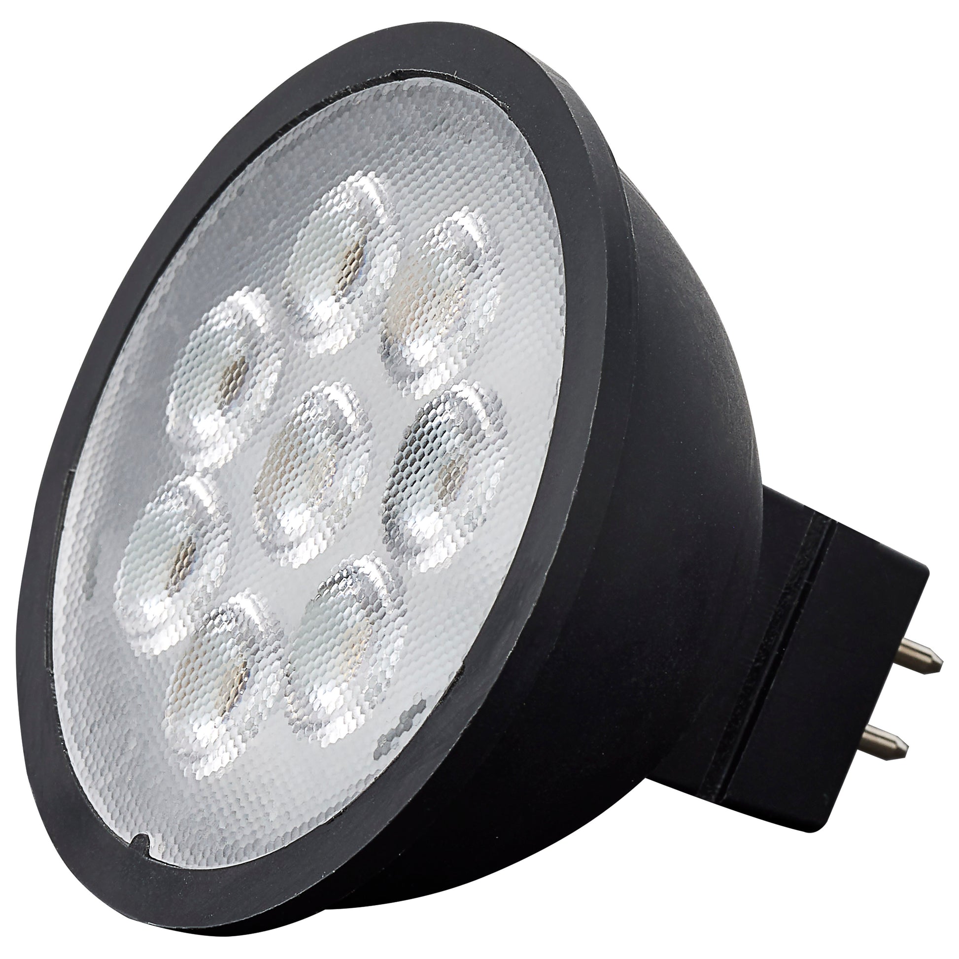 image of 6.5 Watt MR16 LED - Black Finish - 3000K - GU5.3 Base - 500 Lumens - 12 Volt