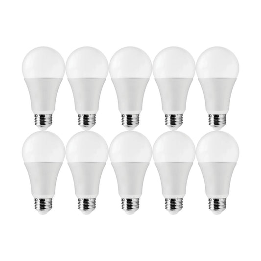 14 Watt A19 LED - 5000K - 100 Watt Replacement - Medium base - 220 deg. Beam Angle - 10-Pack