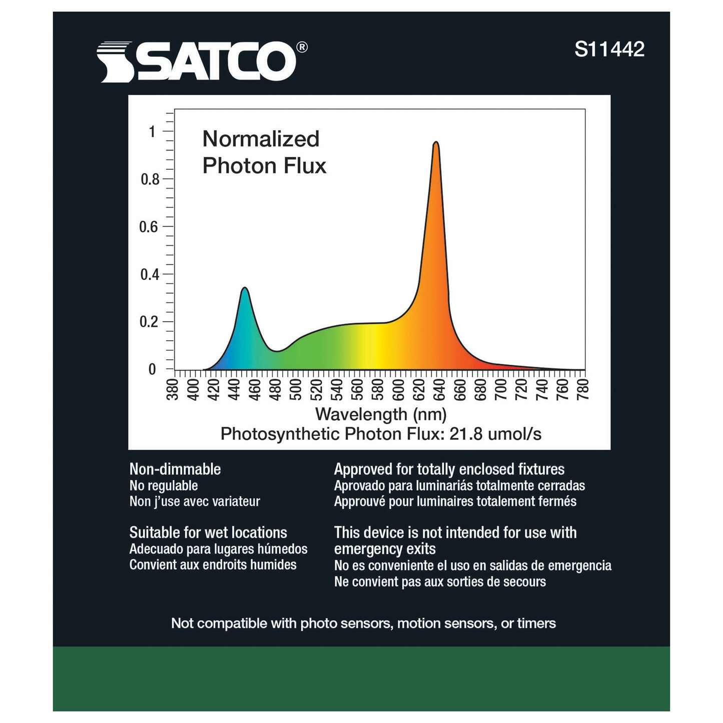 image of 16 Watt - PAR38 LED - Full Spectrum Plant Grow Lamp - Medium Base - 120 Volt