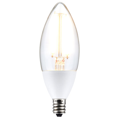 image of 5 Watt B11 - Dusk to Dawn LED - 2700K - Candelabra Base - 120 Volt - 90 CRI - With Photocell