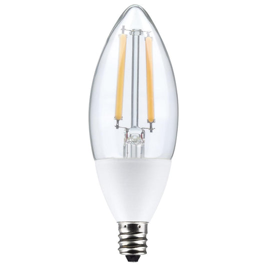 5 Watt B11 - Dusk to Dawn LED - 5000K - Candelabra Base - 120 Volt - 90 CRI - With Photocell