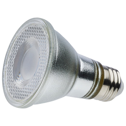image of 7 Watt Econo LED PAR20 - 3000K - 35 Degree Beam Angle - Medium Base - 120-277 Volt - Silver Finish