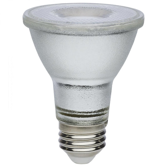 image of 7 Watt Econo LED PAR20 - 3000K - 35 Degree Beam Angle - Medium Base - 120-277 Volt - Silver Finish