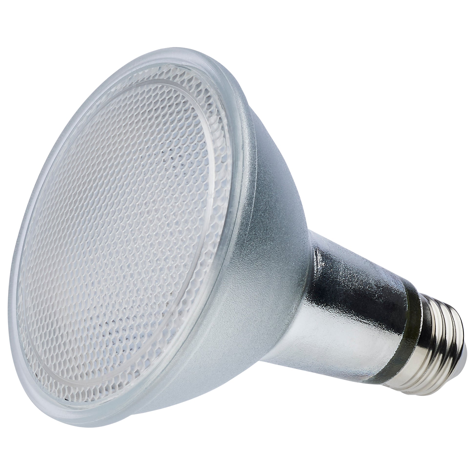 image of 12 Watt Econo LED PAR30LN - 3000K - 35 Degree Beam Angle - Medium Base - 120-277 Volt - Silver Finish
