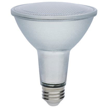 image of 12 Watt Econo LED PAR30LN - 3000K - 35 Degree Beam Angle - Medium Base - 120-277 Volt - Silver Finish