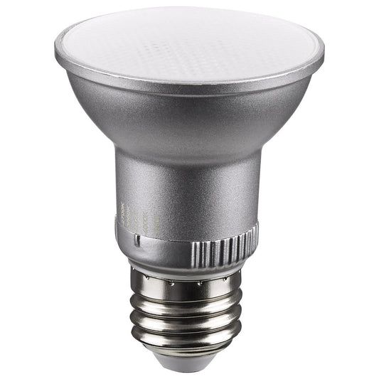 image of 5.5 Watt PAR20 LED - Medium Base - Silver Finish - CCT Selectable - 120 Volt - 25 Degree Beam Angle