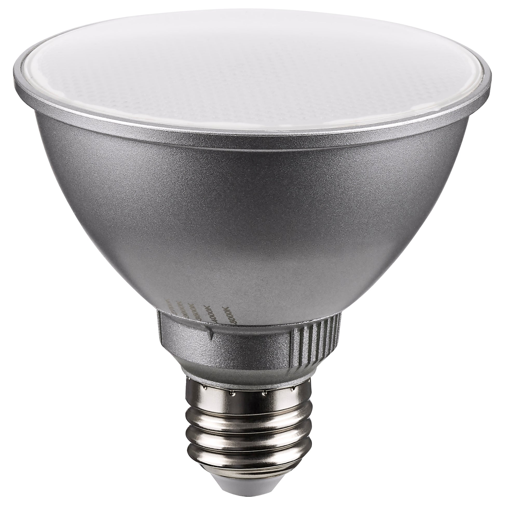 image of 11 Watt PAR30SN LED - Medium Base - Silver Finish - CCT Selectable - 120 Volt - 40 Degree Beam Angle