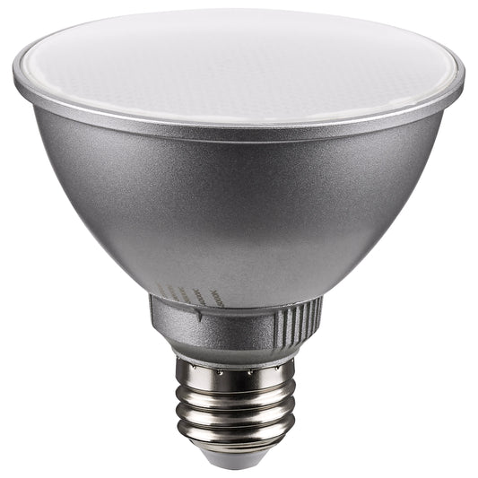 image of 11 Watt PAR30SN LED - Medium Base - Silver Finish - CCT Selectable - 120 Volt - 60 Degree Beam Angle