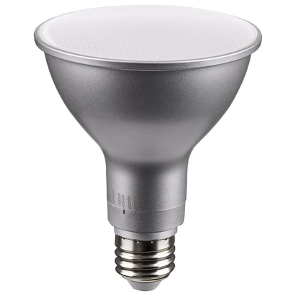 image of 11 Watt PAR30LN LED - Medium Base - Silver Finish - CCT Selectable - 120 Volt - 60 Degree Beam Angle