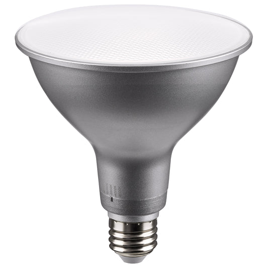 image of 13.3 Watt PAR38 LED - Medium Base - Silver Finish - CCT Selectable - 120 Volt - 60 Degree Beam Angle