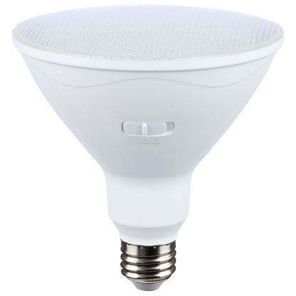 image of 25 Watt PAR38 LED - 3000K/5000K CCT Selectable - High Lumen - Medium Base - White Finish - 120 Volt
