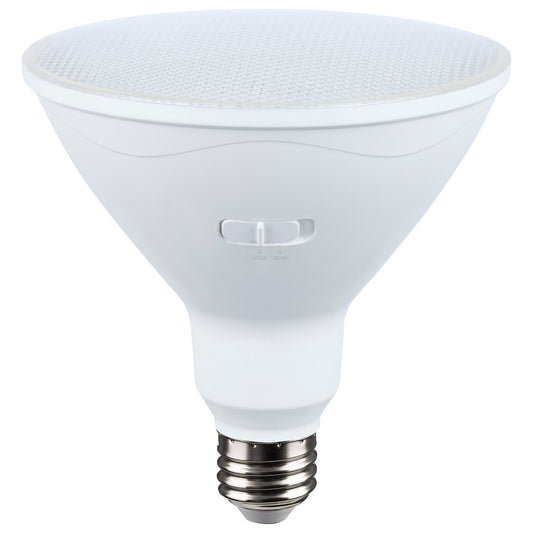 image of 25 Watt PAR38 LED - 3000K/5000K CCT Selectable - High Lumen - Medium Base - White Finish - 120 Volt