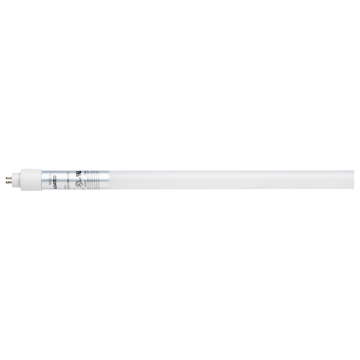 image of 12 Watt 2 Foot T5 LED - CCT Selectable - G5 Base - Type B - Ballast Bypass - Single or Double Ended Wiring - White Finish - 120-277 Volt