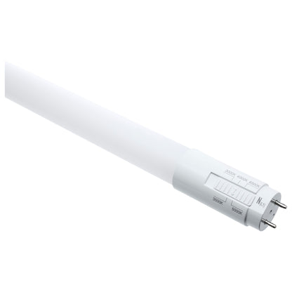 image of 7 Watt T8 LED - 24 Inch - 30K/35K/40K/50K/65K CCT Selectable - Low Optical Flicker (less than 5%) - Medium Bi Pin Base - Type B Ballast Bypass - 120-277 Volt - Frost Finish