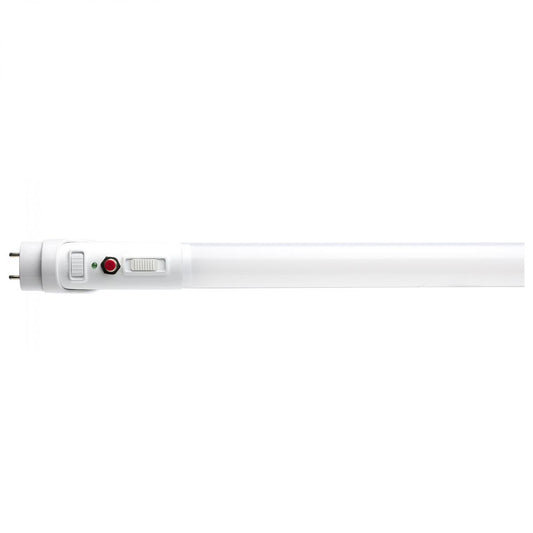 15 Watt 48 Inch T8 LED - 35K/40K/50K CCT Selectable - Ballast Bypass with Battery Backup - G13 Base - 120-277 Volt