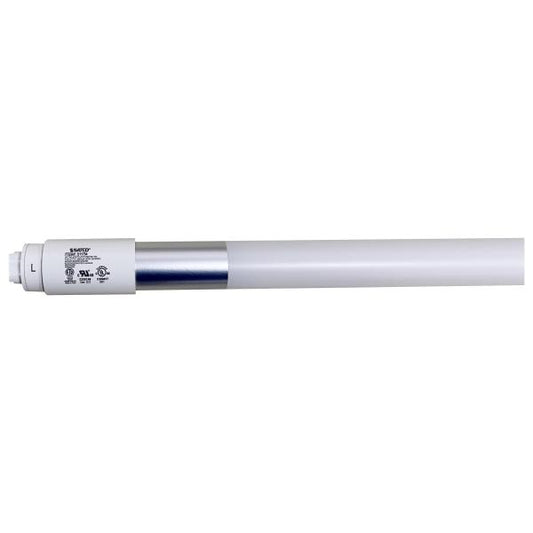 30 Watt T8 LED - Recessed Double Contact HO/VHO Base - CCT Selectable - Type B - Ballast Bypass - PET Shatterproof Coated - White Finish - 72 Inches - 120-277 Volt