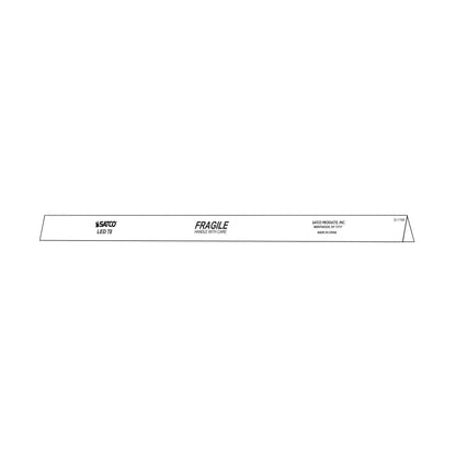 image of 38 Watt T8 LED - Recessed Double Contact HO/VHO Base - CCT Selectable - Type B - Ballast Bypass - PET Shatterproof Coated - White Finish - 96 Inches - 120-277 Volt