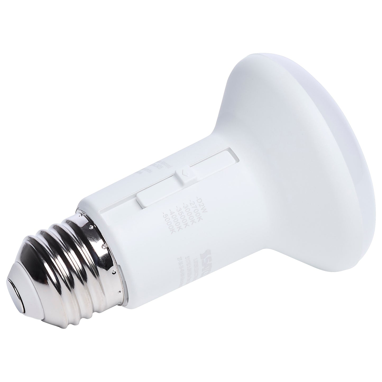 image of 5.8 Watt R20 LED - 27K/30K/35K/40K/50K CCT Selectable - Dim to Warm - White Finish - 120 Volt