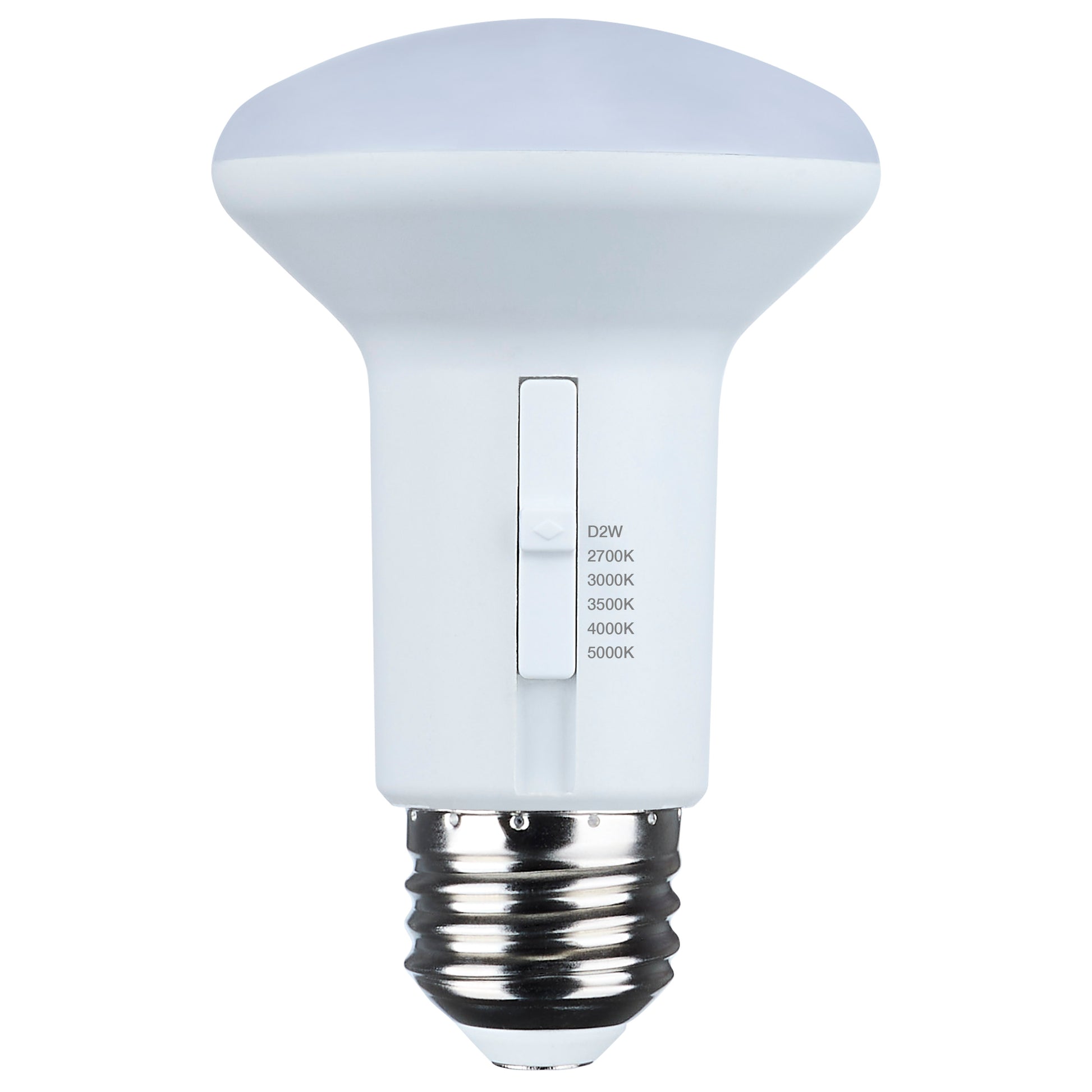 image of 5.8 Watt R20 LED - 27K/30K/35K/40K/50K CCT Selectable - Dim to Warm - White Finish - 120 Volt