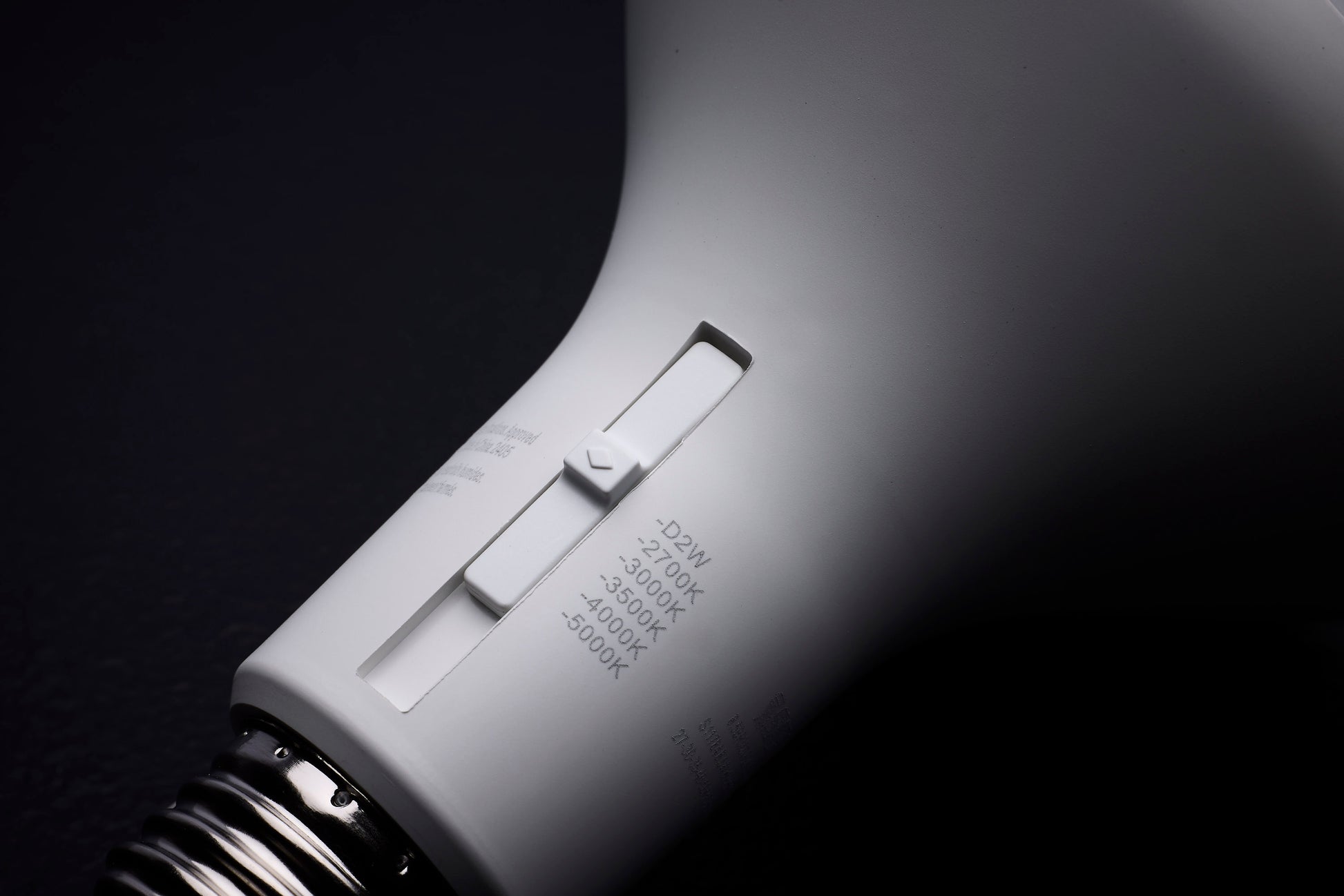 image of 8.5 Watt BR30 LED - 27K/30K/35K/40K/50K CCT Selectable - Dim to Warm - White Finish - 120 Volt