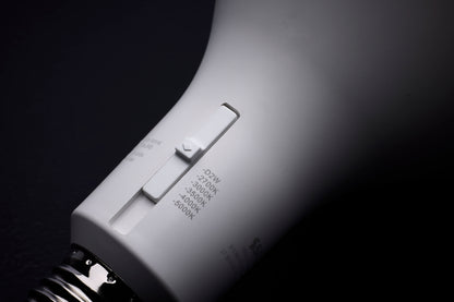 image of 11 Watt BR40 LED - 27K/30K/35K/40K/50K CCT Selectable - Dim to Warm - White Finish - 120 Volt