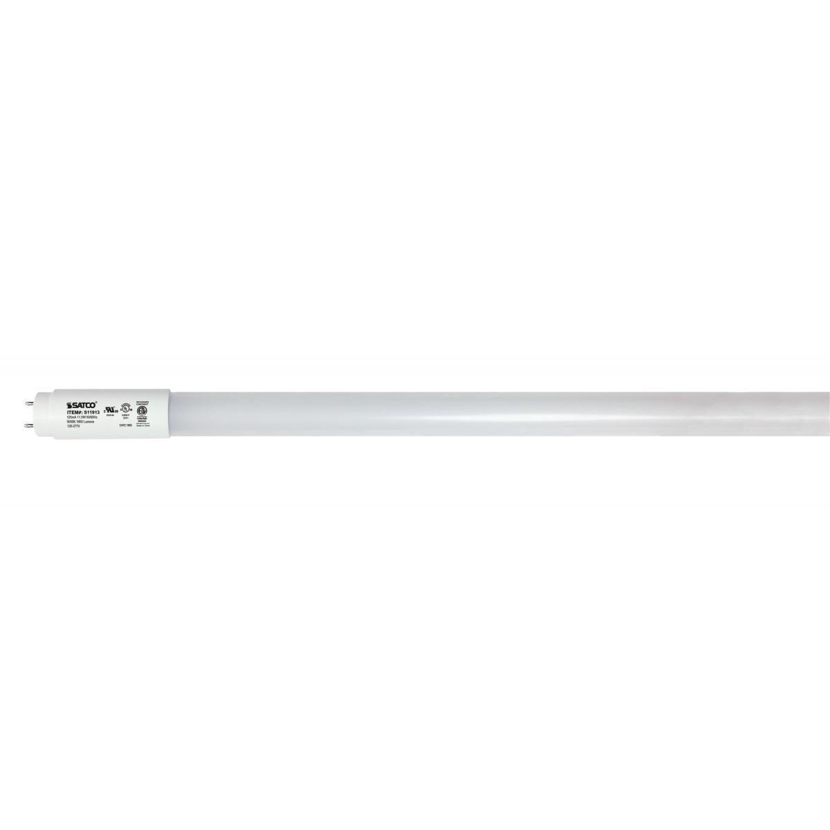 11.5 Watt T8 LED - Medium Bi Pin base - 50000 Average rated hours - 120-277 Volt - Type B - Ballast Bypass - Single or Double Ended Wiring