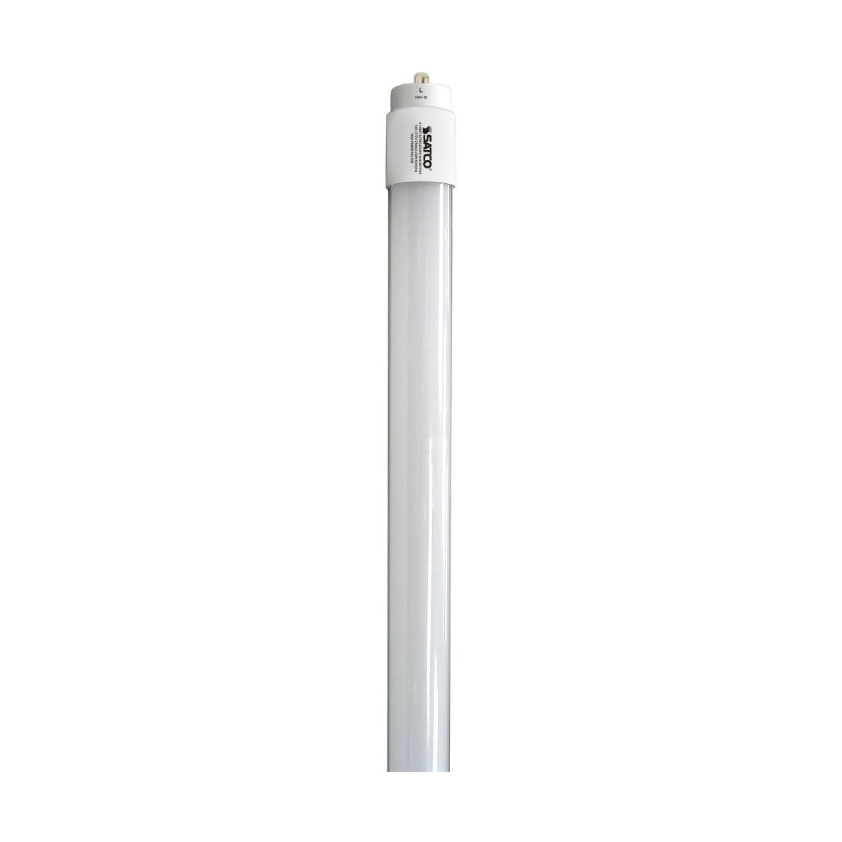 image of 24 Watt - 8 Foot - T8 LED - Single pin base - 3500K - 50000 Average rated hours - 3200 Lumens - Type B - Ballast Bypass - Double Ended Wiring - DLC 5.1
