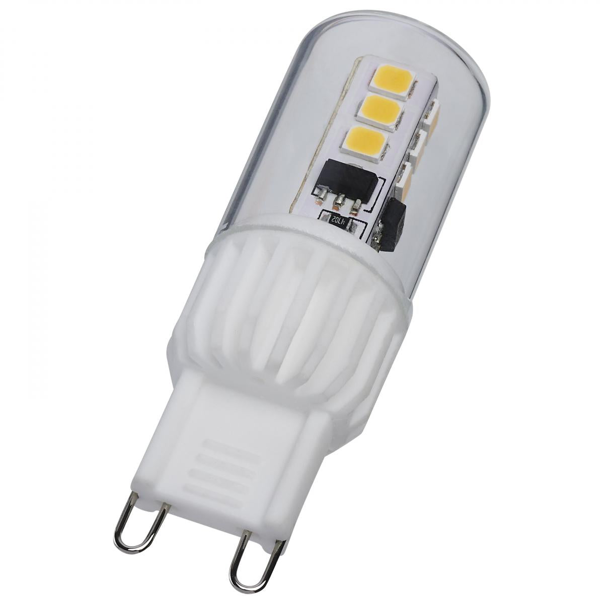 image of 3.5 Watt Mini LED - G9 Base - 3000K - Clear Finish - 120 Volt