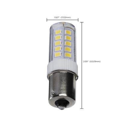 image of 4.5 Watt Mini LED - Bayonet Single Contact Base - 3000K - Clear Finish - 12 Volt