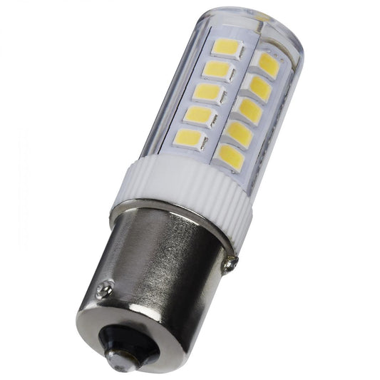 4.5 Watt Mini LED - Bayonet Single Contact Base - 5000K - Clear Finish - 12 Volt
