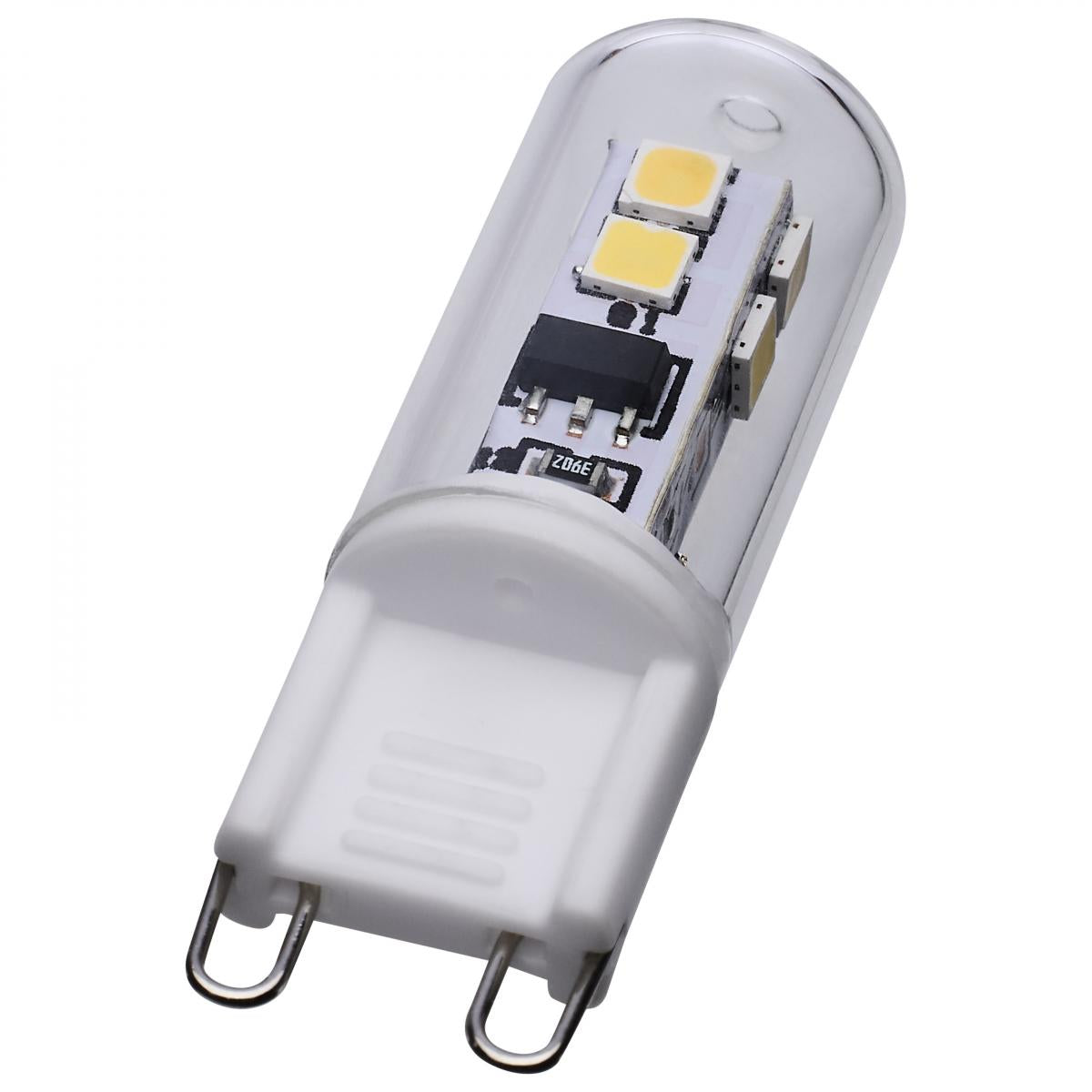 2 Watt T4 LED - Clear Finish - G9 Base - 120 Volt